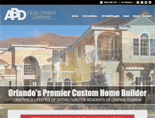 Tablet Screenshot of abddevelopment.com